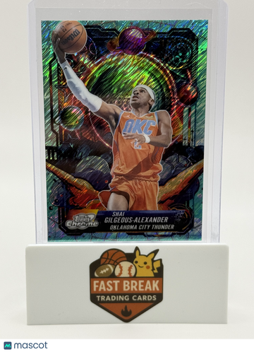 2026 Topps Chrome Cosmic Shai Gilgeous-Alexander #PRP-1 Propulsion Aqua Equinox /199