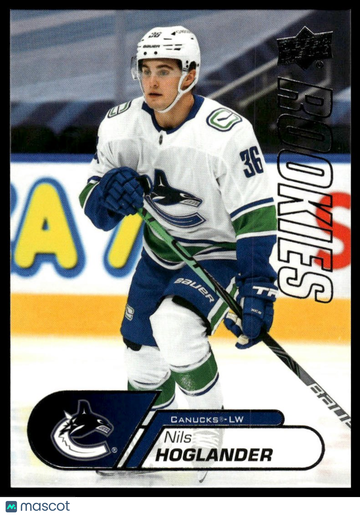 2020-21 Upper Deck NHL Star Rookies Box Set Nils Hoglander #18
