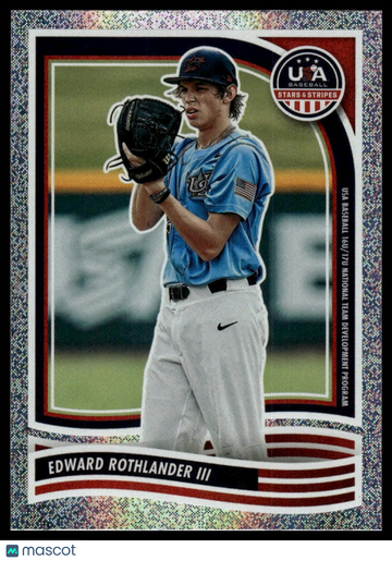 2024 Panini Stars & Stripes USA Baseball Edward Rothlander III #161 Opening Day