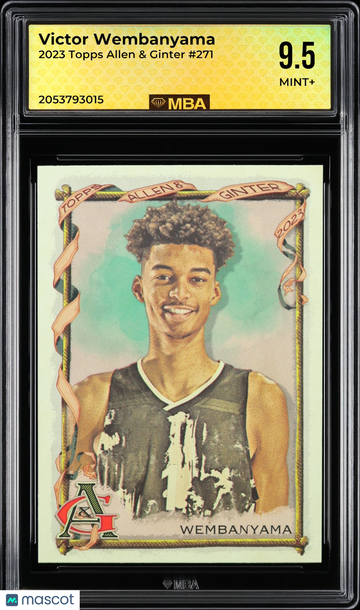 2023 Topps Allen & Ginter Victor Wembanyama #271 MBA 9.5