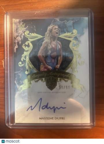 2025 Topps WWE Maxxine Dupri #99 Relic Topps