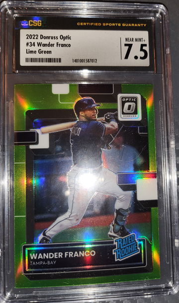 Wander Franco Lime Green Rated Rookie