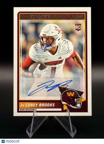 2025 Score - Base Rookie Signatures Ja'Corey Brooks #61