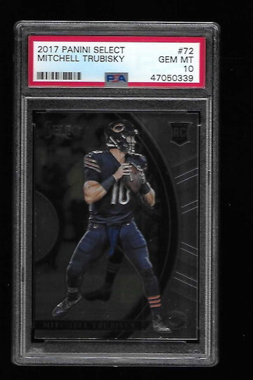 2017 PANINI SELECT MITCHELL TRUBISKY #72