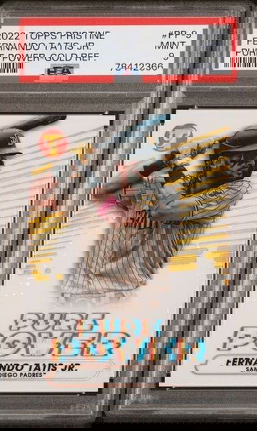 2022 Topps Pristine Fernando Tatis Jr. Pure Power Gold Refractor /50 PSA 9 MINT