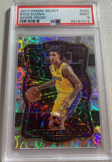 2017 Select Kyle Kuzma Scope Prizm RC PSA 9
