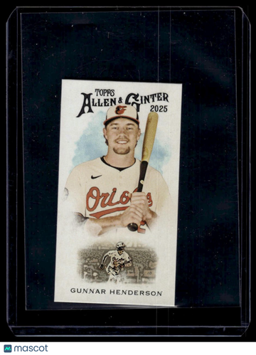 2025 Topps Allen & Ginter Gunnar Henderson #N222-4 1889 N22 Mini