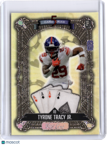 2024 Wild Card 5 Card Draw Tyrone Tracy Jr. #S5CCD-TT /3