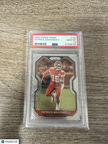 2020 Panini Prizm Patrick Mahomes II #124 PSA 10