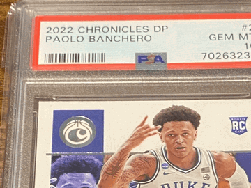 2022 Panini Chronicles Draft Picks Paolo Banchero #2 Rookie PSA 10