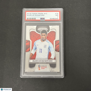 2018 Panini Prizm World Cup Marcus Rashford #72 PSA 7