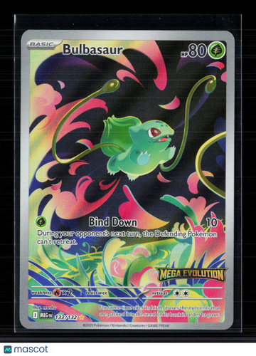 2025 Mega Evolution Bulbasaur Secret Rare #133/132