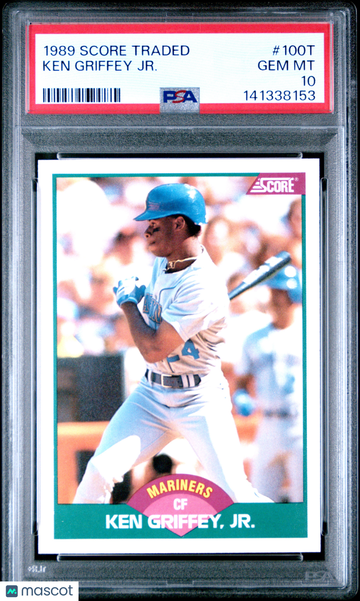 1989 Score Traded Ken Griffey JR. #100T PSA 10