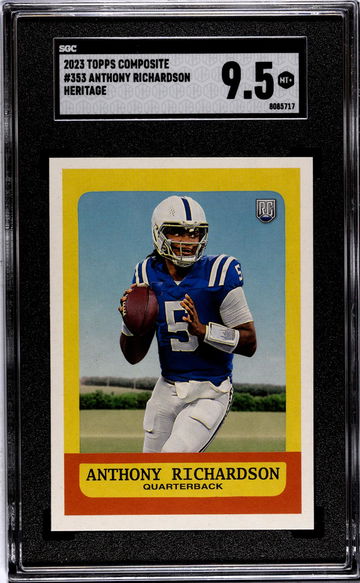 2023 Topps Heritage Anthony Richardson #353 RC SGC 9.5