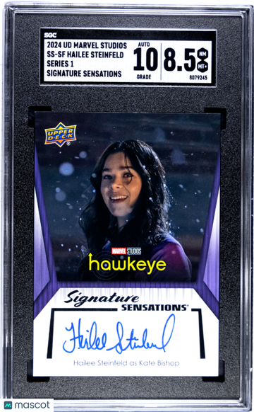 2024 Upper Deck Marvel Studios Series 1 Hailee Steinfeld #SS-SF SGC 8.5