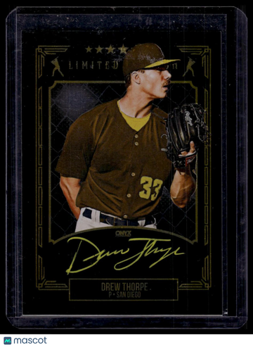 2024 Onyx Limited Edition eBay Spring Signings Drew Thorpe #LEDRTH AU