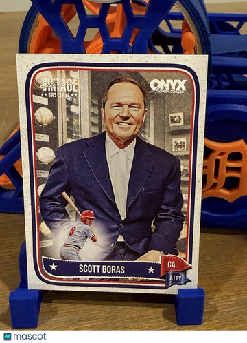 2024 Onyx Vintage Extended Scott Boras #OVSCBO Onyx