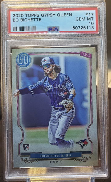 Bo Bichette 2020 Topps Gypsy Queen #17 RC Rookie Gem Mint PSA 10 Blue Jays