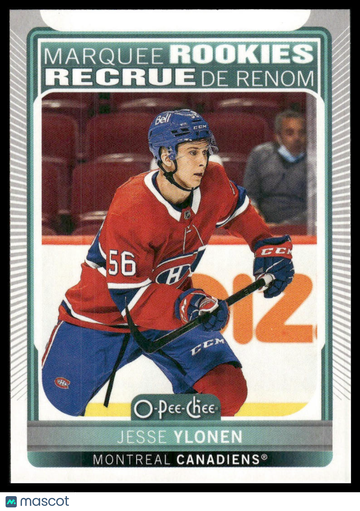 2021-22 Upper Deck Jesse Ylonen #646 2021-22 O-Pee-Chee Update RC