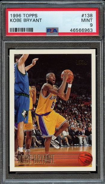 1996 Topps #138 Kobe Bryant PSA 9 Mint