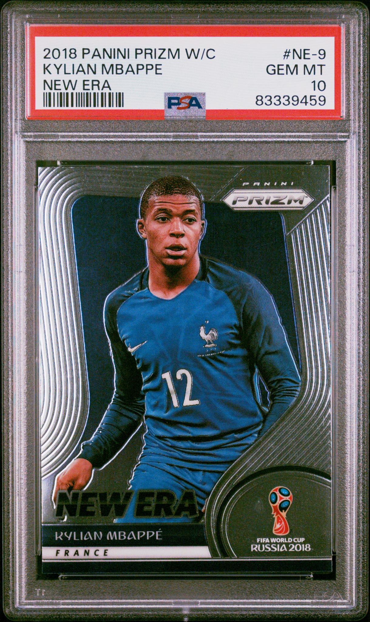 2018 Prizm World Cup Kylian Mbappe New Era #NE-9 PSA 10 | Card Ladder
