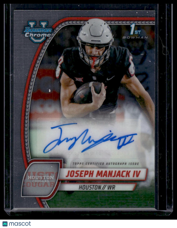 2024 Bowman University Chrome Joseph Manjack IV #PA-JMN Prospect Autographs AU