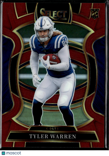 Tyler Warren 2026 Panini Select Prizm Concourse RC Red /149 Indianapolis Colts