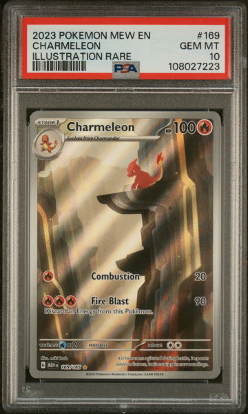 2023 Pokemon Scarlet and Violet 151 Illustration Rare Charmeleon #169 PSA 10