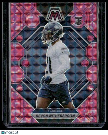 2023 Panini Mosaic Devon Witherspoon #313 Camo Pink Mosaic