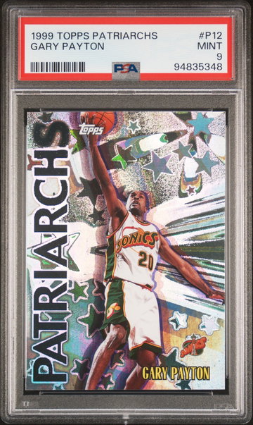 1999 TOPPS GARY PAYTON PATRIARCHS #P12 PSA 9 BK.A3.52