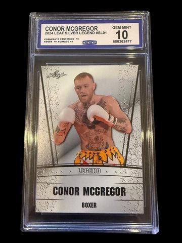 2024 Leaf Silver Legend | Conor McGregor | #SL01 | CCG 10