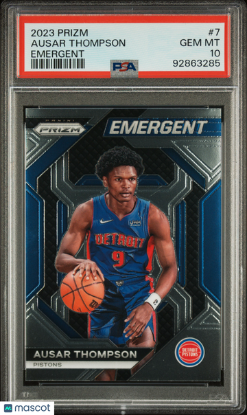 2023 Panini Prizm Emergent Ausar Thompson #7 PSA 10