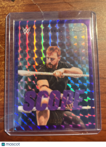 2026 Topps Chrome WWE Sheamus #SCO-22 Purple Prizm Parallel/Variety Serial Number