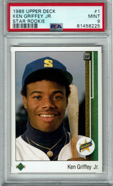 1989 Upper Deck Ken Griffey Jr RC #1 *PSA 9* Seattle Mariners