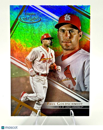 2021 Topps Gold Label Paul Goldschmidt #54 Class 1 Parallel/Variety Base Set