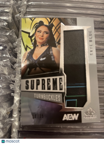 2025 SP Game Used AEW - Supreme Turnbuckles Skye Blue #ST-SB [None] Short Print