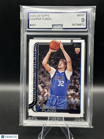 2025-26 Topps Cooper Flagg #201 Unlimited AGS 9