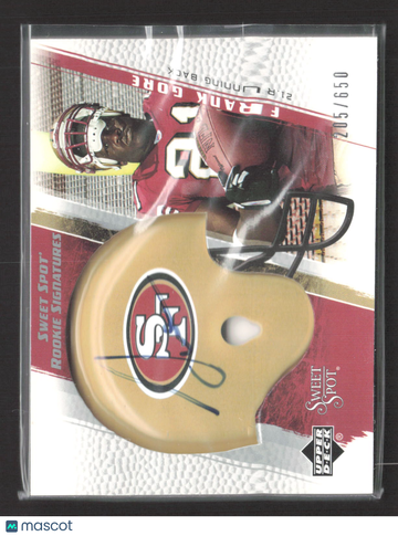 2005 Upper Deck Sweet Spot Frank Gore #256 /650