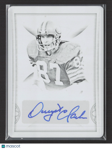 2016 Panini National Treasures Dwight Clark #SIG-DW of /1 Printing Plate