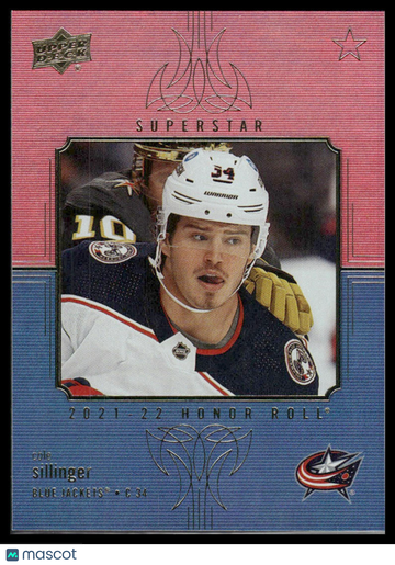 2021-22 Upper Deck: Honor Roll Rainbow Red Cole Sillinger #HR-61