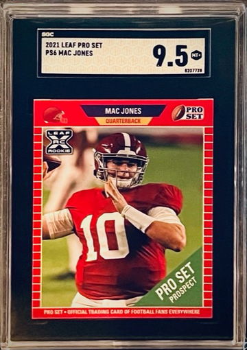 2021 Leaf Pro Set Mac Jones #PS6 SGC 9.5