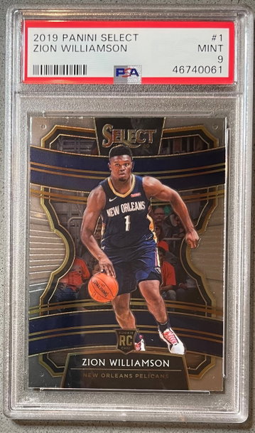 2019-20 Select Zion Williamson Concourse PSA 9