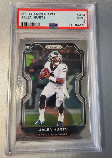 2020 Panini Prizm Rookie RC Jalen Hurts PSA 9