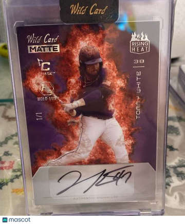 2024 Wild Card Matte Rising Heat Autograph Tommy White #RFA-TW