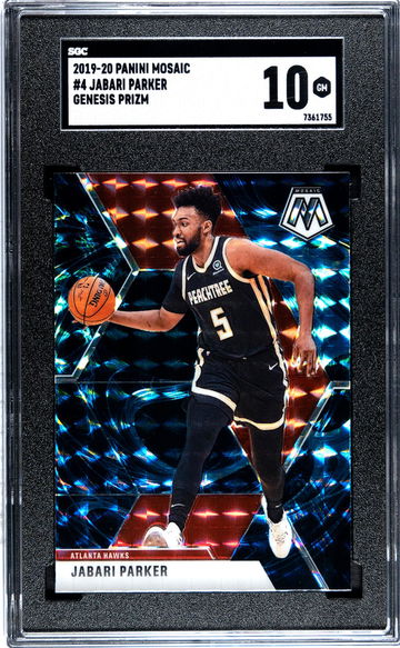 2019-20 Panini Mosaic Genesis Jabari Parker #4 SGC 10
