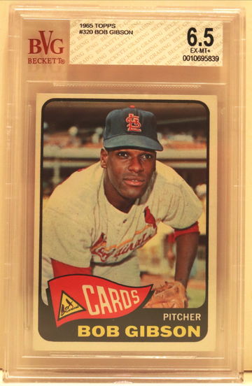 1965 Topps #320 Bob Gibson BVG 6.5 EX-MT +