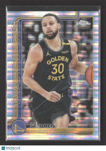 2025 Topps Chrome Stephen Curry #201 Prizm