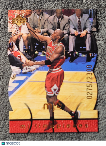 1998 Upper Deck MJX MJ Timeline Timepieces #110 Michael Jordan /2300