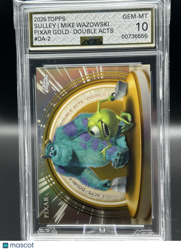 2025 Topps Chrome Disney 100 Pixar Double Acts Double Acts Chrome #DA-2
