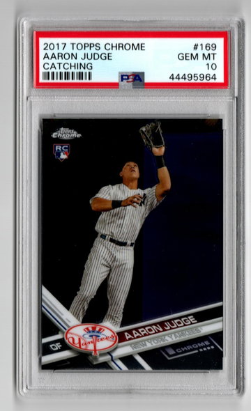 2017 Topps Chrome Aaron Judge PSA 10
